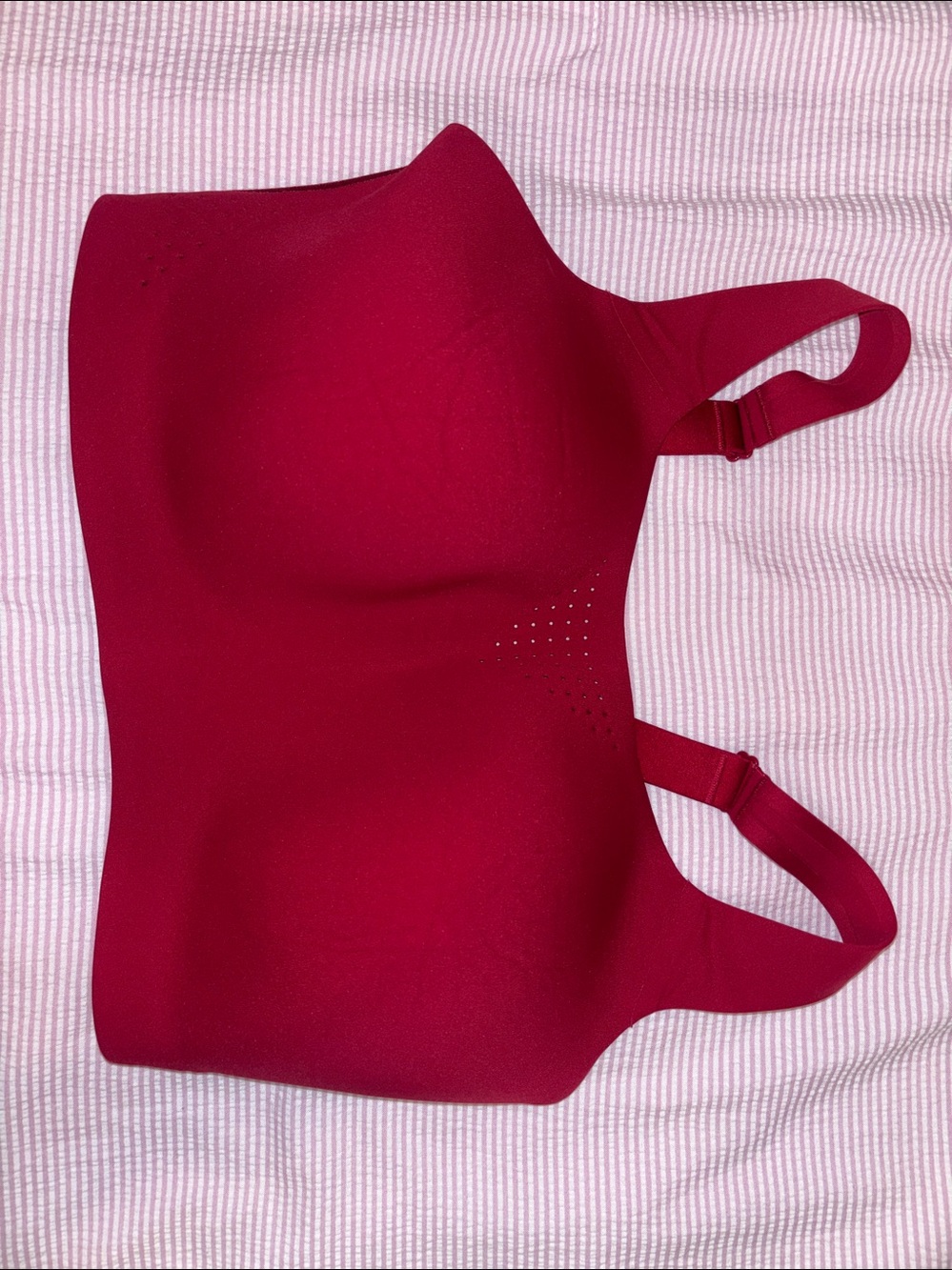 VSX Seamless Padded Sports Bra - Deep Red